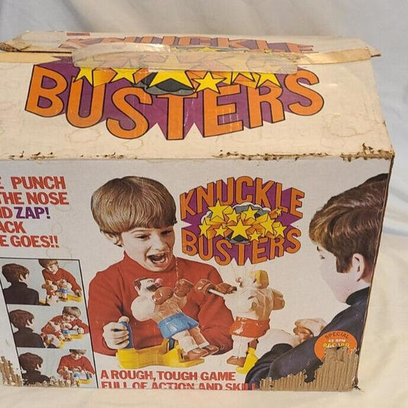 Knuckle Busters Vintage1973 Fighting Toy Game Punching Boxing Game